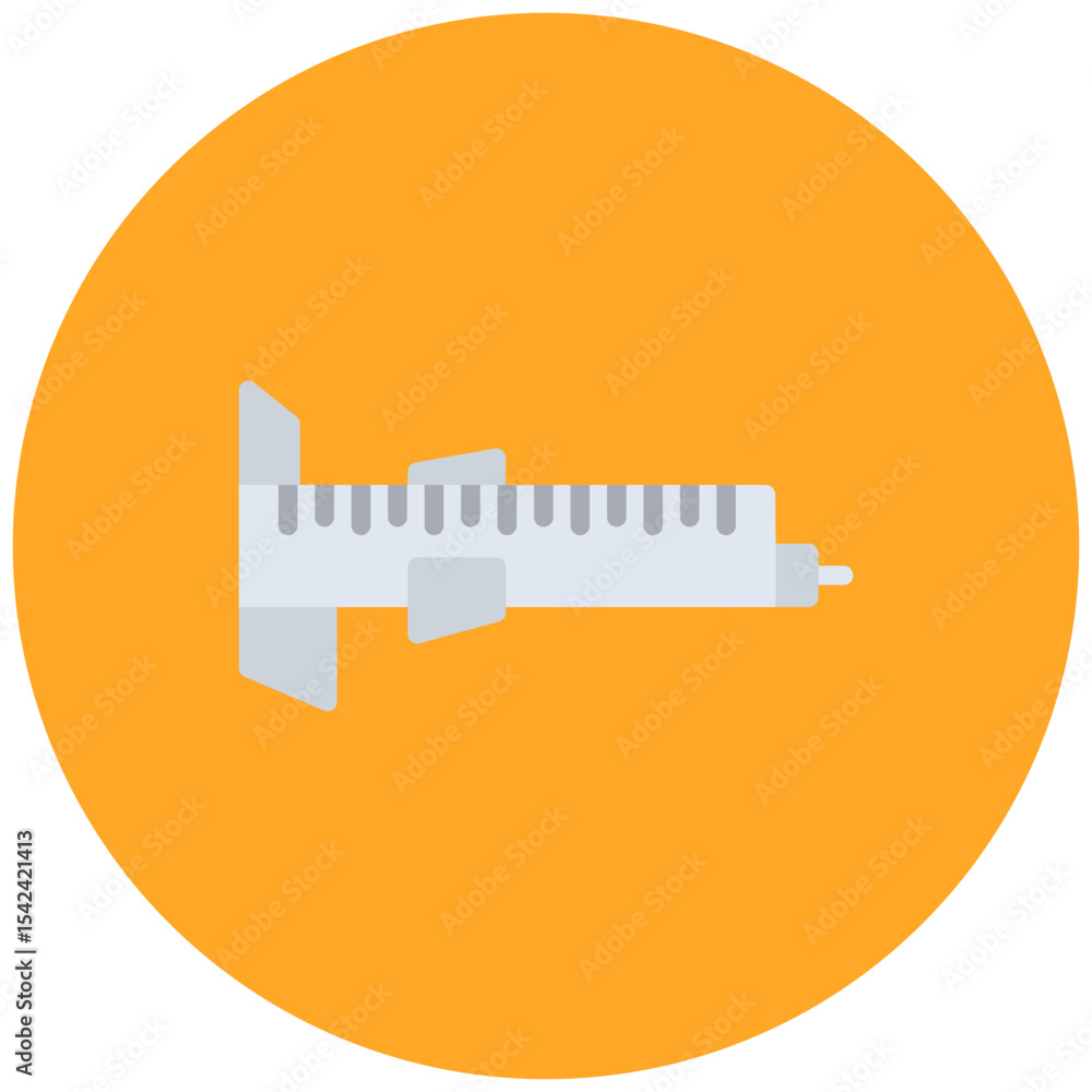 Poster calipers icon vector image. can be used for engineer in mechanics.