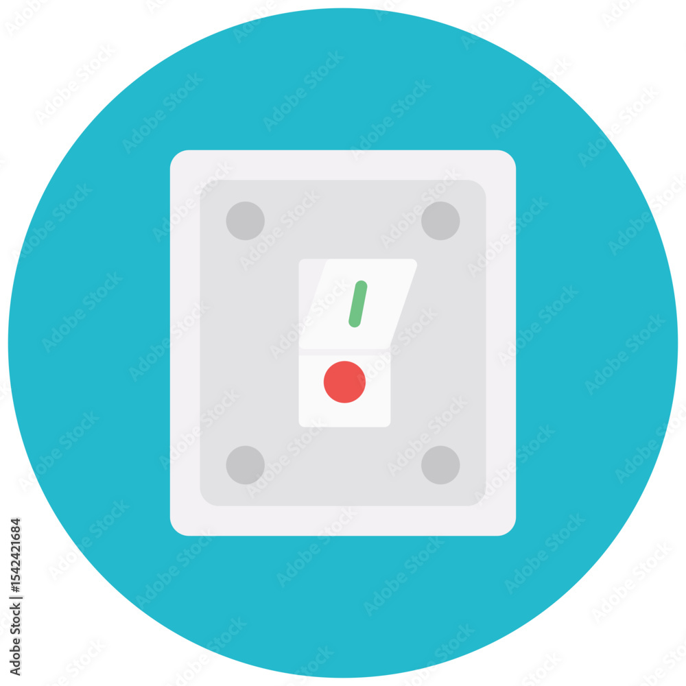 Poster switch icon vector image. can be used for engineer in mechanics.