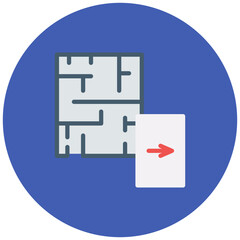 Obraz premium Emergency Plan icon vector image. Can be used for Rescue And Response.