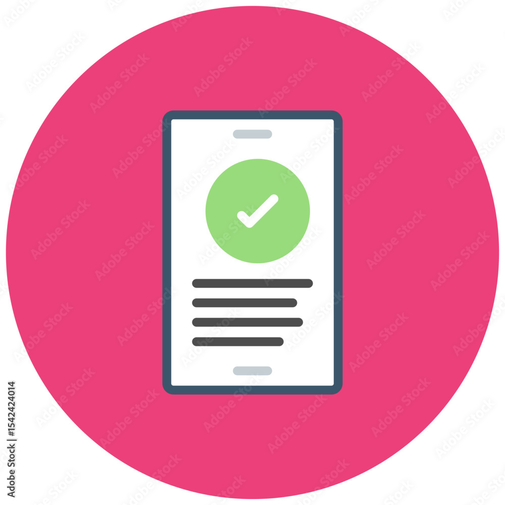 Poster authentication icon vector image. can be used for information security.