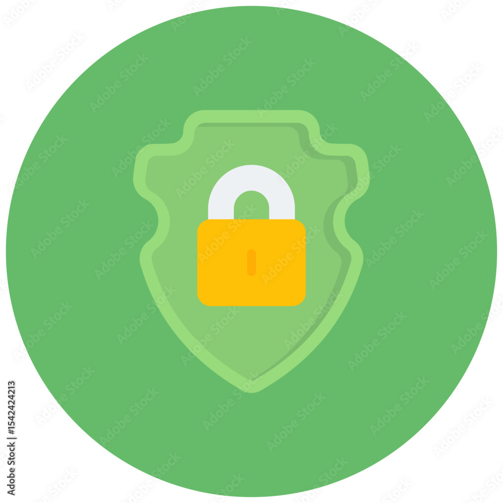 Poster secure badge icon vector image. can be used for information security.