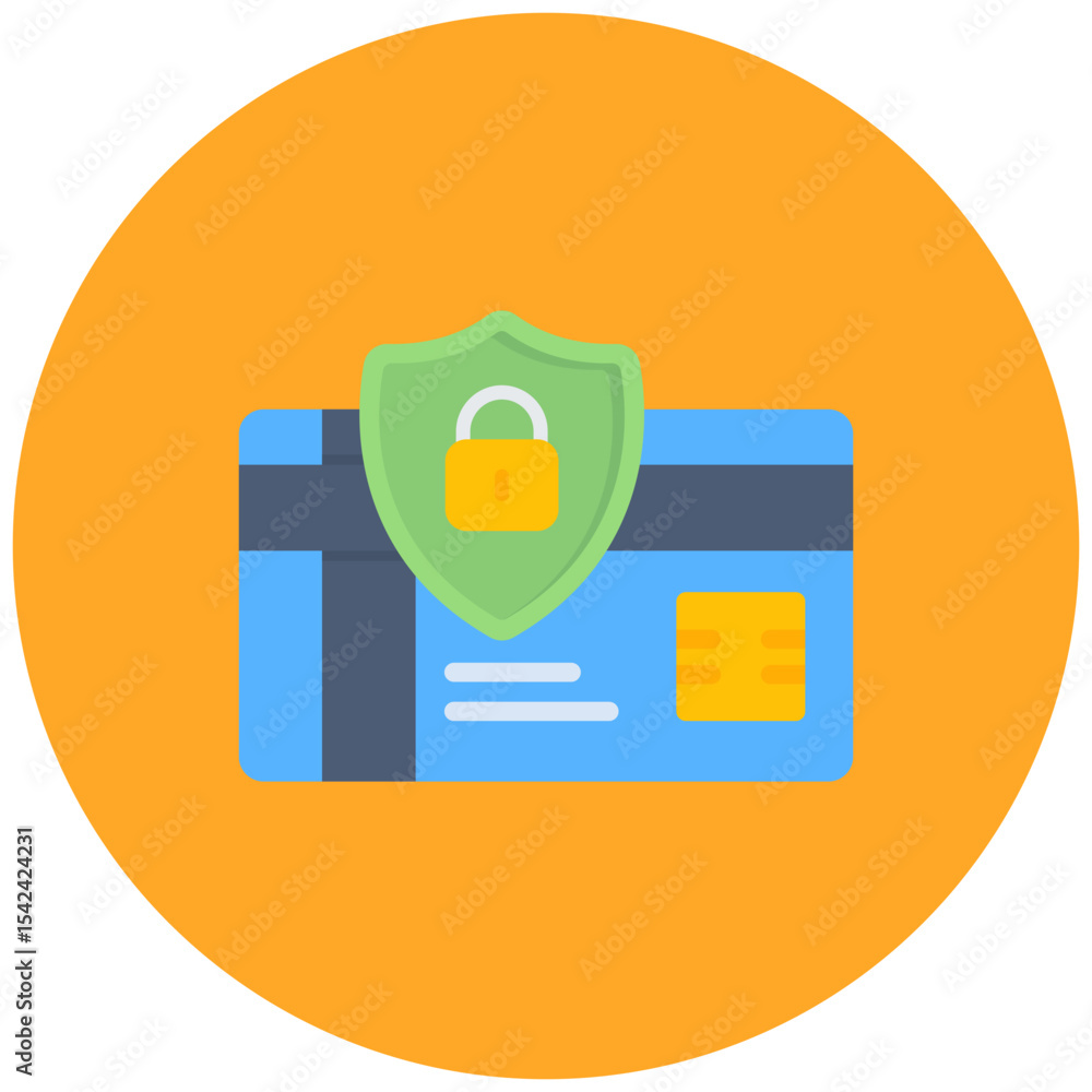 Poster secure transaction icon vector image. can be used for information security.