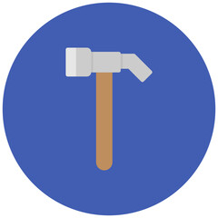 Hammer icon vector image. Can be used for Mining And Crafting.