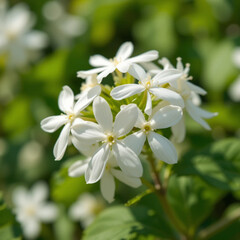 Obraz premium white flowers of a tree