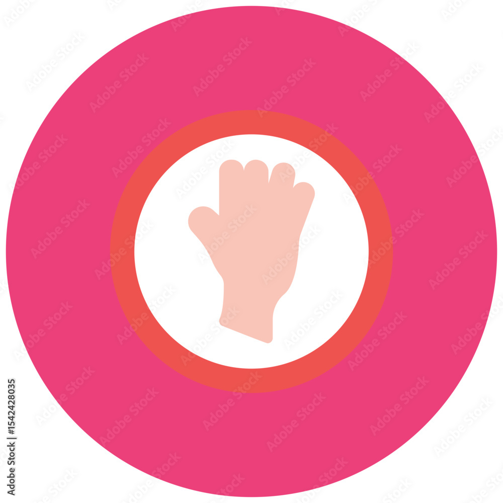 Poster stop icon vector image. can be used for protesting and civil disobedience.