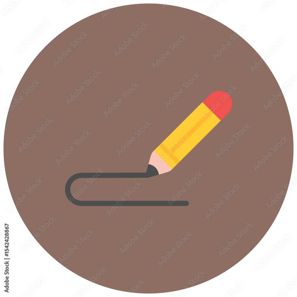 Poster writing icon vector image. can be used for literature.