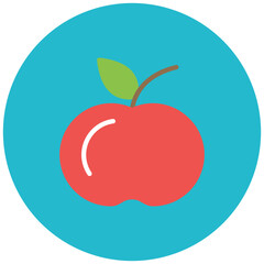 Apple icon vector image. Can be used for Lifestyles.