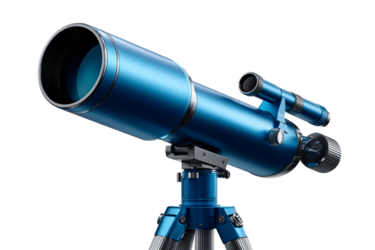 High quality blue telescope for stargazing and observation activities