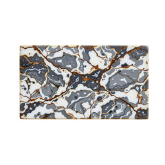 Elegant Marble Texture with Grey, White, and Golden Veins for Backgrounds and Design Projects