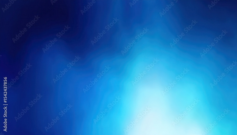 Poster soft blue gradient background with smooth abstract light flow and dark edge blending, perfect for we