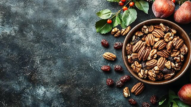 pecans in a small bowl video