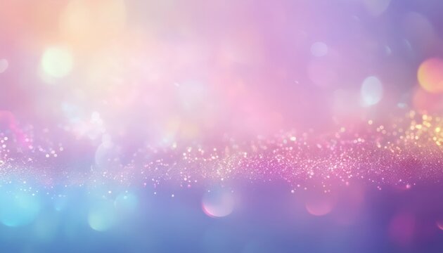  soft pastel bokeh background with dreamy light effects in pink, purple, and blue gradient tones, ideal for website banner, branding layout, poster, or digital wallpaper design - Powered by Adobe