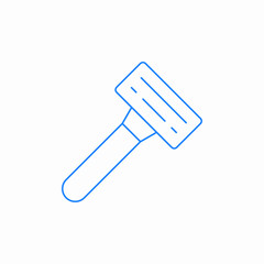 shaver razor icon sign vector