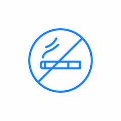 smoking prohibited icon sign vector