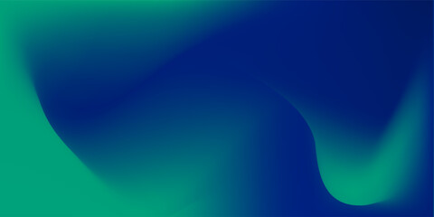 Blue-green gradient studio room, abstract background pattern, walls and floor reflect neon lights, dark tones and feel speed of digital technology connected blue-green background. Future technology.