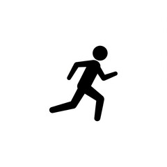 running man vector illustration