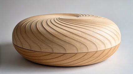 wooden-object--round--simple--minimalist--natural-