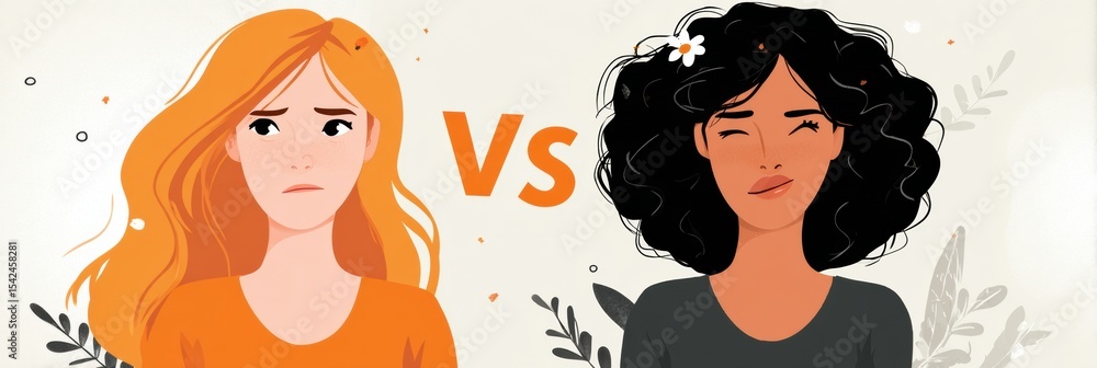 Poster Understanding Emotion Versus Reaction in a Side-By-Side Infographic Layout That Explores Different Responses to Feelings