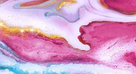 Vibrant Abstract Purple and Blue Ink Texture – Fluid Alcohol Ink Flow with Marble-Like Organic Pattern for Backgrounds, Wallpapers, and Artistic Projects