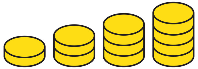 Database icon vector isolated on white background. database vector icon