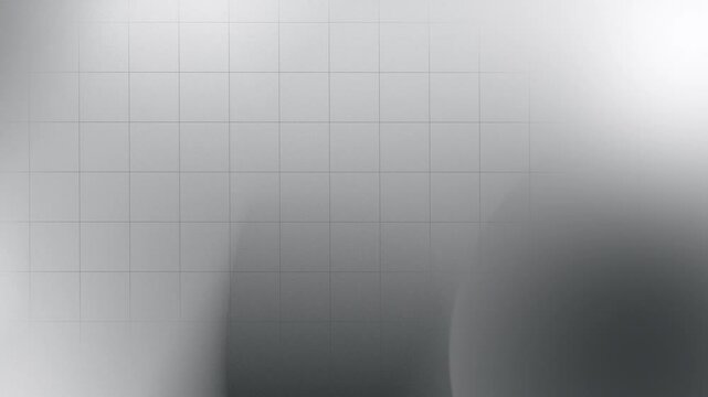 Abstract gray grid background with soft circular fades