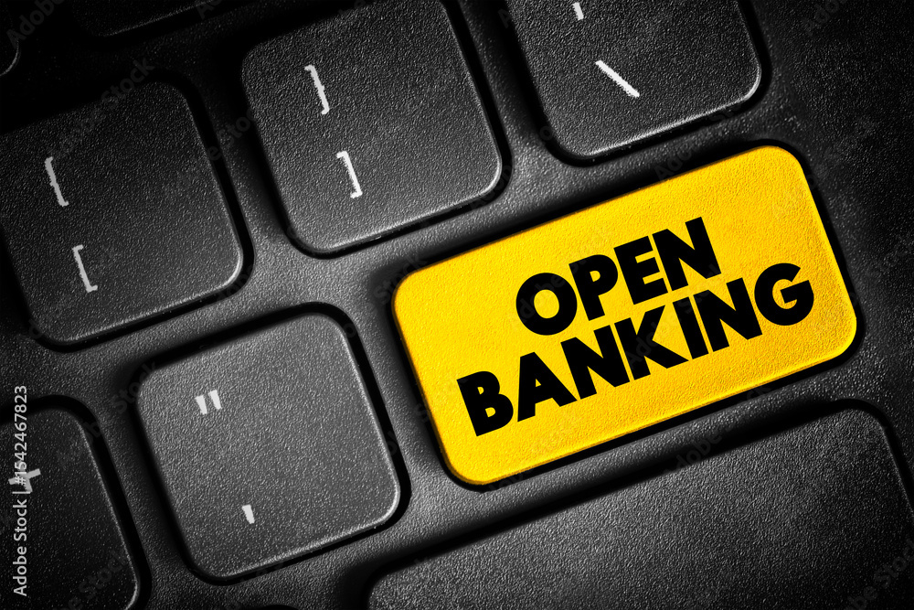 Poster open banking - financial technology that enable third-party developers to build applications and ser