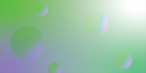 Abstract bubble floating