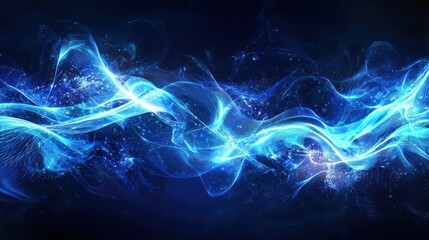 Obraz premium Abstract blue background