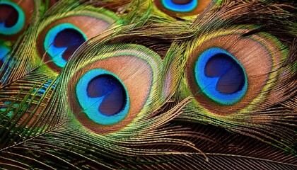 Fototapeta premium peacock feather background