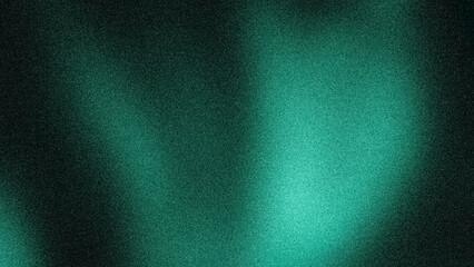 Serene 4K abstract gradient in deep teal and green, featuring a luminous grainy texture. Perfect...