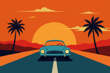 car on the road