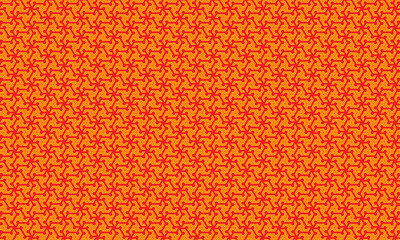 Orange knitted wool fabric with textured closeup design and natural color pattern