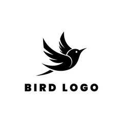 gold bird logo design for company