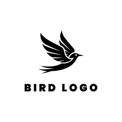 Obraz premium gold bird logo design for company