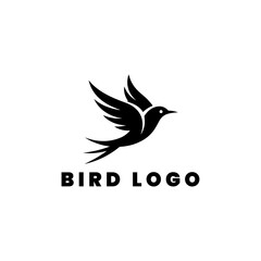 gold bird logo design for company