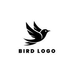 gold bird logo design for company