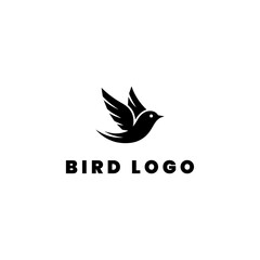 gold bird logo design for company