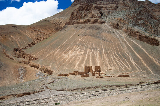 Himalaya, ruins, mudslides