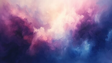 Fototapeta premium Abstract cloudscape of vibrant hues