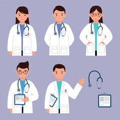 Fototapeta premium illustration of doctors