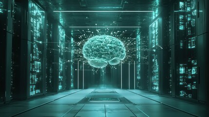 Digital brain server room