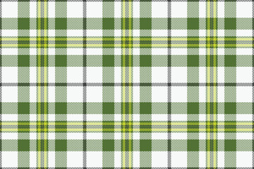 Classic plaid pattern in green and white. Versatile design for backgrounds, textiles, or digital projects. Seamless, natureinspired, and visually appealing.