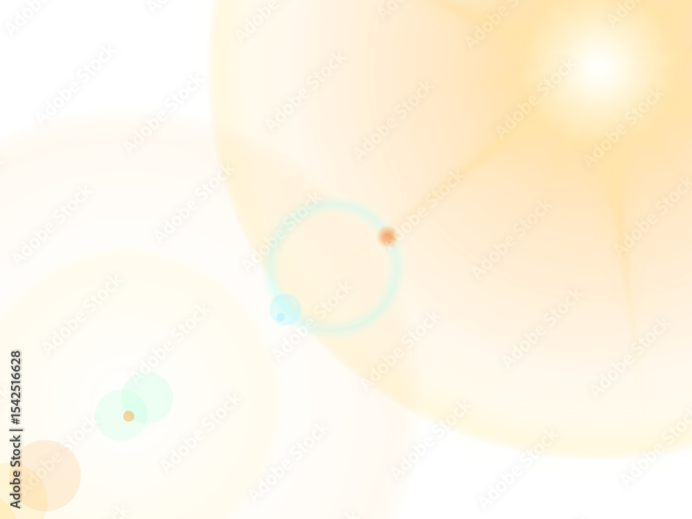 Wall mural big sun with rays and glare. exploding star shines with beautiful light on a transparent background.