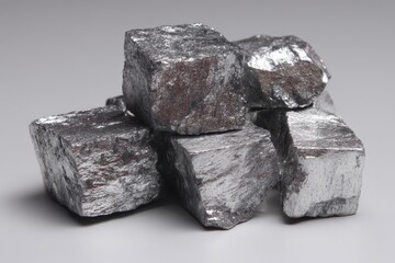 Aluminum nuggets are solid at room temperature and aluminum with the symbol Al and atomic number 13 is the most abundant metal in the Earth s crust having a mass of 27 u