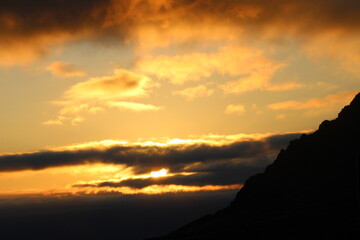 Break of dawn view from the East