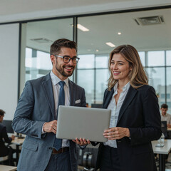 business team working together