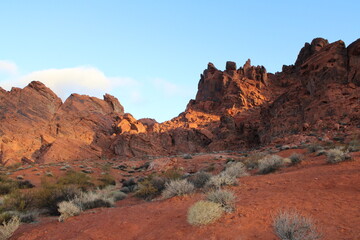 Valley in Red Rock Canyon USA