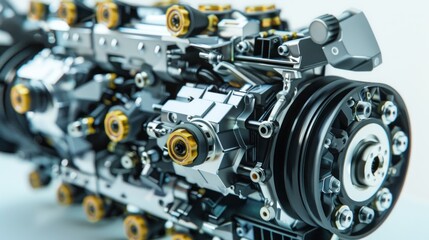 Fototapeta premium Complex machinery component