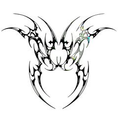 Iridescent Symetrical Necro Neotribal