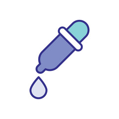 Pipette icon vector